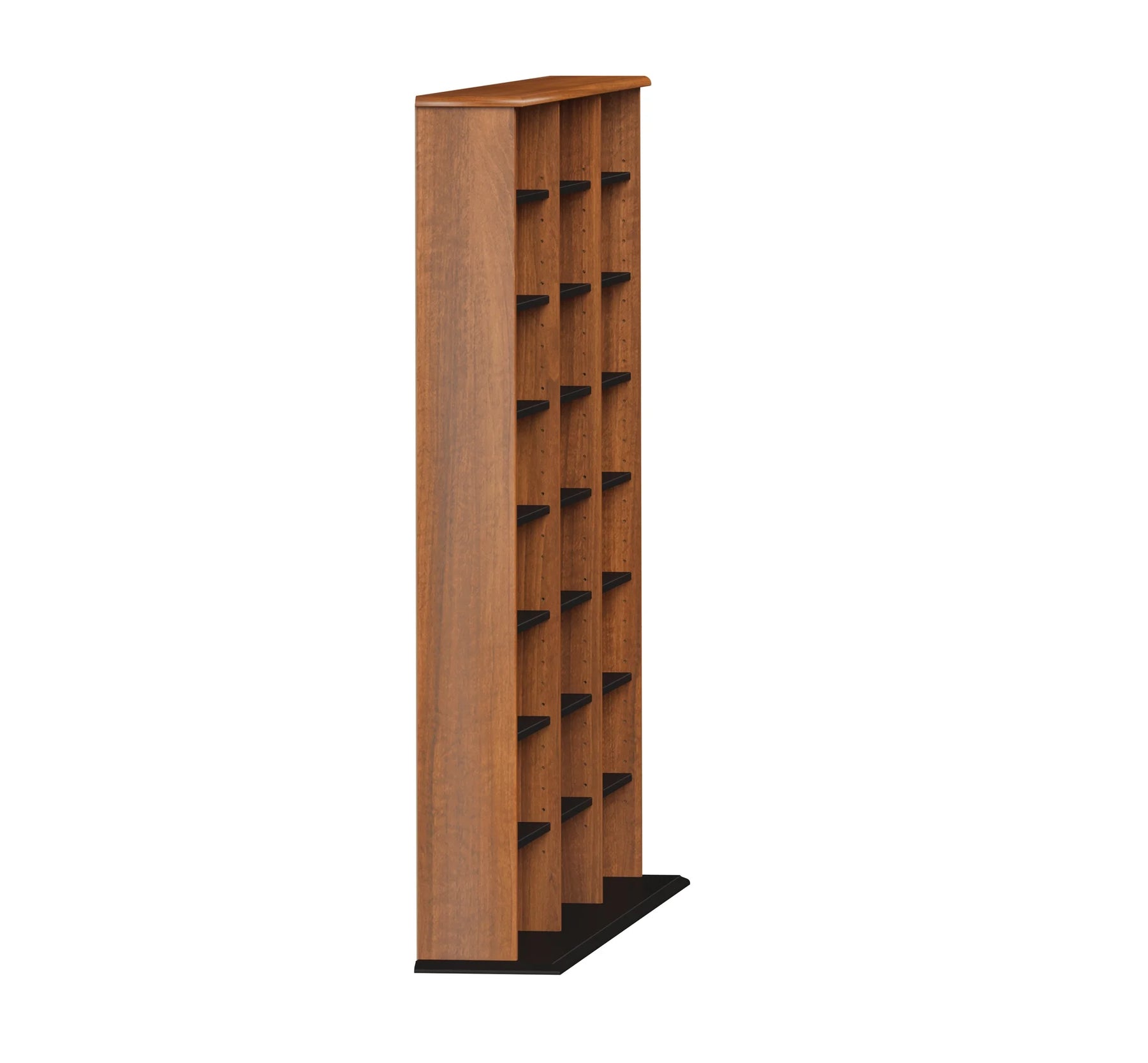 Prepac 51" Triple CD DVD Wall Media Storage Rack in Black