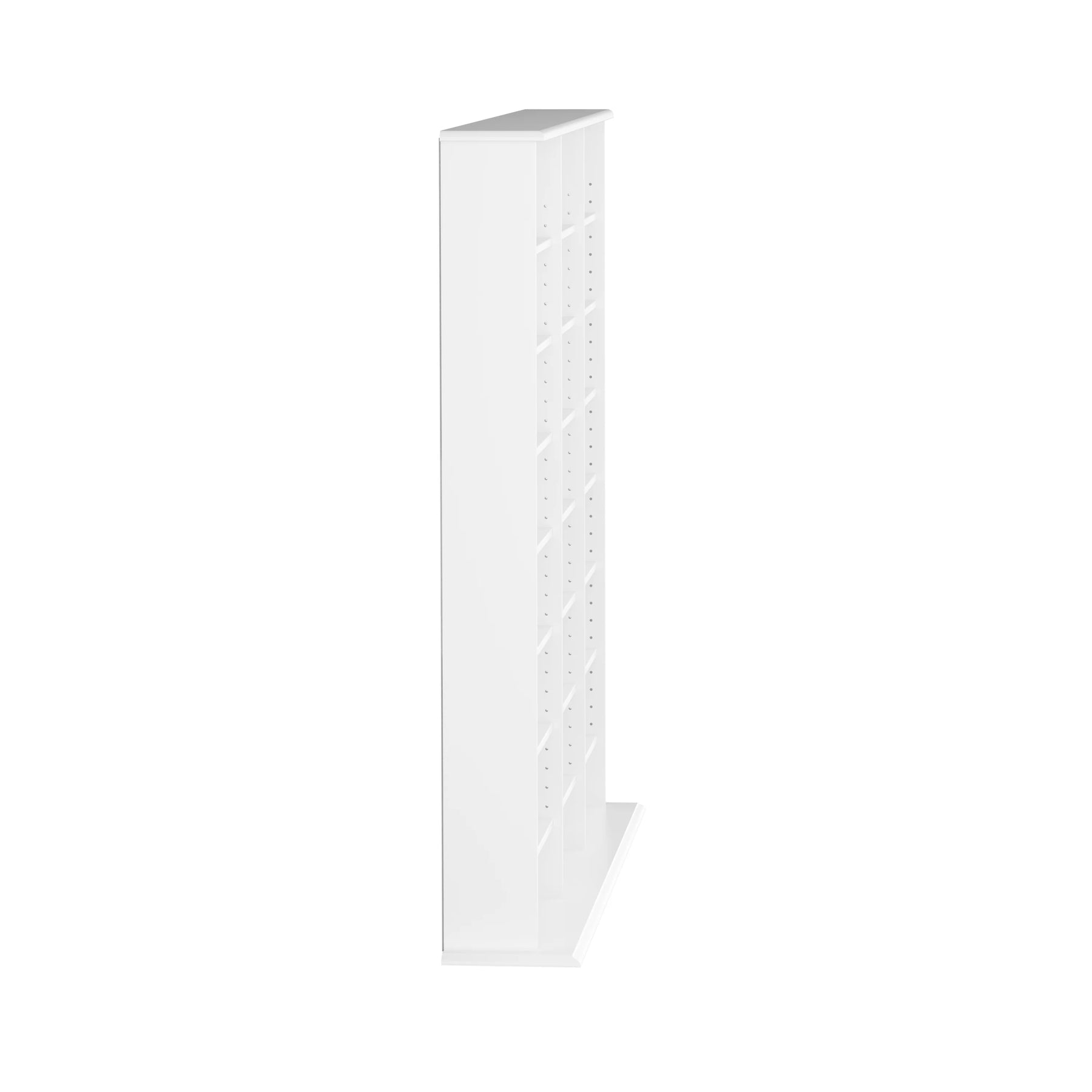 Prepac 51" Triple CD DVD Wall Media Storage Rack in Black