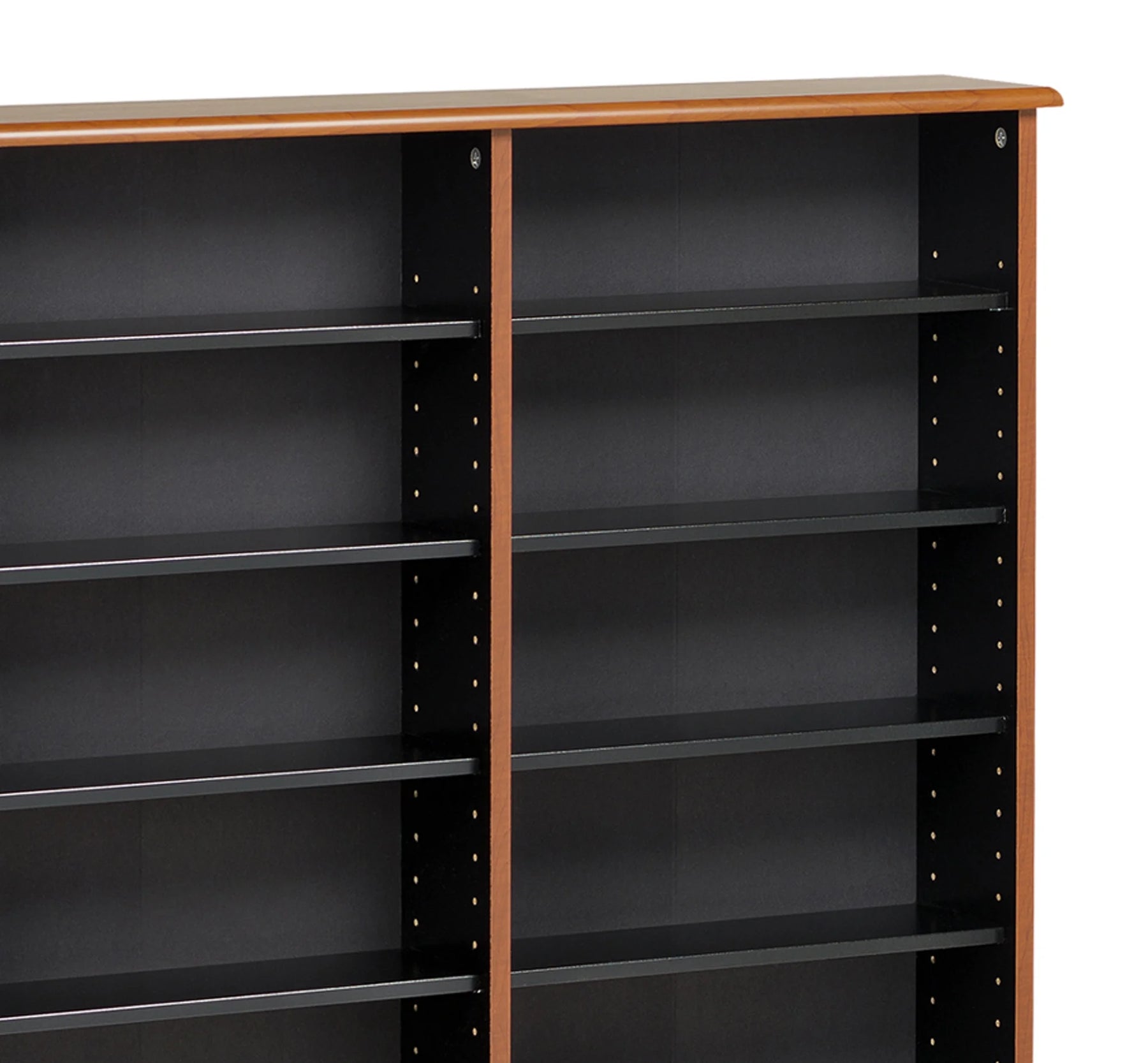 Prepac 51" Triple CD DVD Wall Media Storage Rack in Black